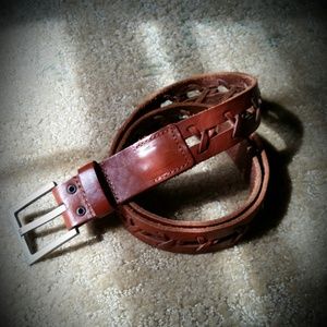 CONVERSE ONE STAR Women's Leather Belt